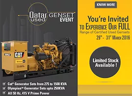 Qatar Used Gensets Event 2016