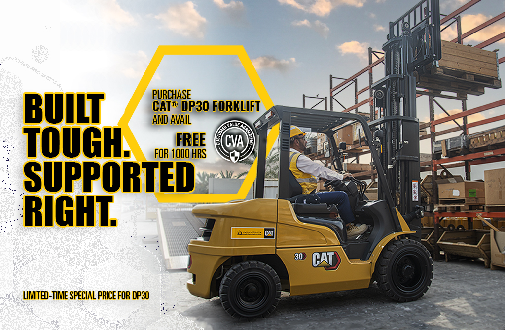 Al-Bahar launches promotional campaign for Cat forklifts