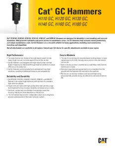 Cat® GC Hammers