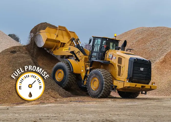 CAT wheel loader working on site